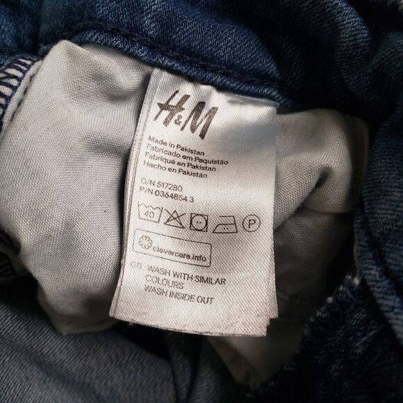 H&M DIVIDED Skinny Distressed Blue 6 - Picture 6 of 7